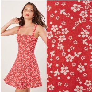 Reformation Abby Floral Mini Dress